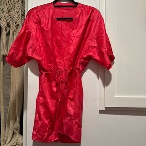 Hot pink robe